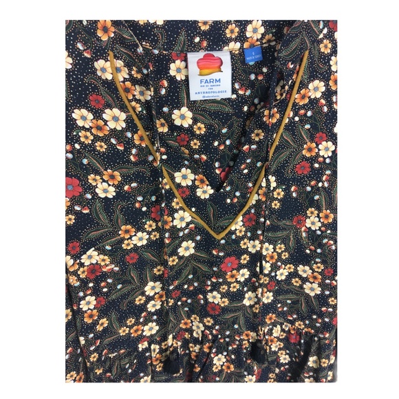 Farm Rio by Anthropologie Sayen Peasant Floral Top - Picture 9 of 9